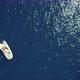 One Lonely White Sailboat in a Vast Rippled Aegean Sea - VideoHive Item for Sale
