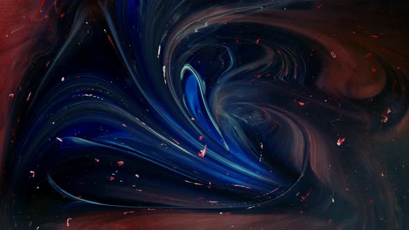 Abstract Grunge Color Ink Paint Spread Explosion Narrowing Space Explosion Background alt