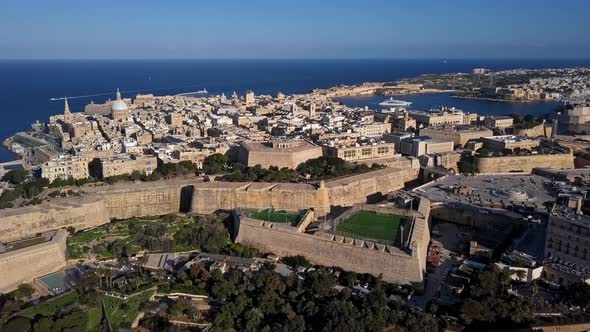 Aerial View of Valletta, Malta alt