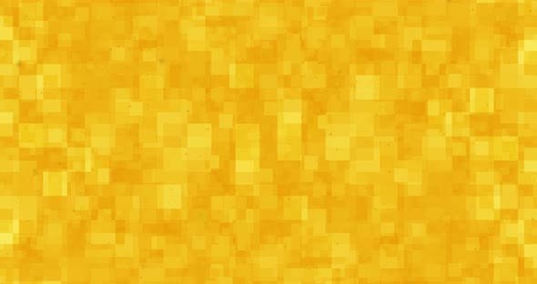 Abstract yellow geometric background animation.Yellow squares movie