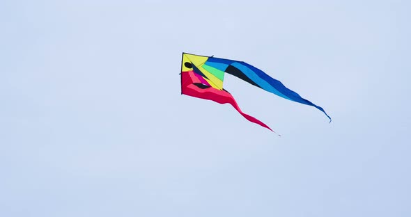 Kite With Colorful Tails