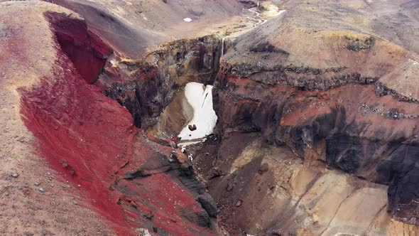 Colorful Dangerous Canyon on Kamchatka alt