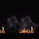 Fire Flame Separate 4 Clip Loop - VideoHive Item for Sale