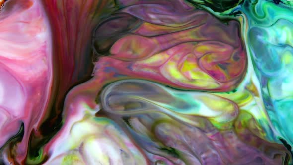 Abstract Colorful Sacral Liquid Waves Texture 77 alt