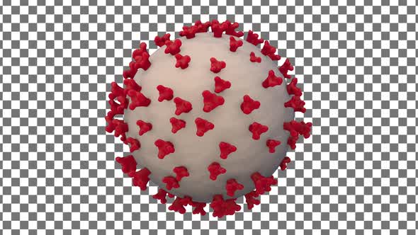 Coronavirus ( Covid 19 ) Red and White