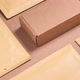 Lot of bubble envelopes and carton box for postal shipping - VideoHive Item for Sale