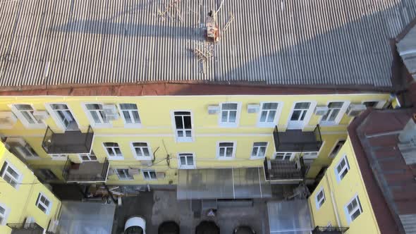 Stock Video Drone Aerial View  Footage of Rostov on Don Capital of South Russia alt