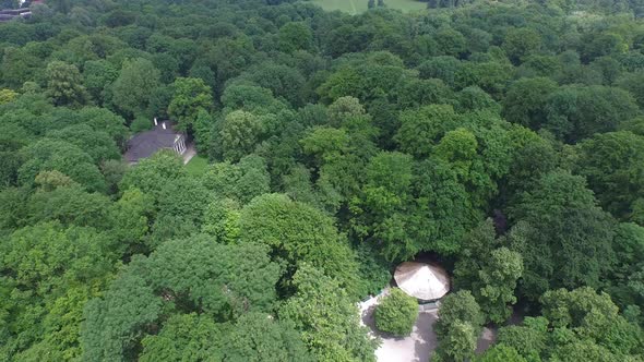 Aerial view of the English Garden alt