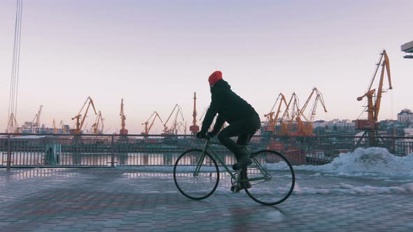 Asian Muslim Woman Wearing Medical Mask Prevent Dust Infection Virus Walking Supermaket alt