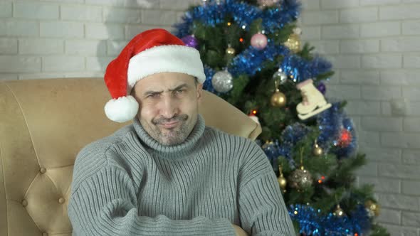 Father Warm Embrace at Christmas alt