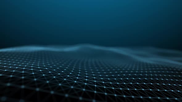 Abstract digital wave fabric background alt