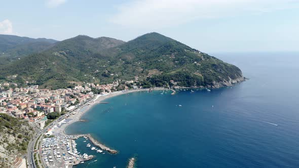 Italian Coast 4k Levanto Liguria Summer