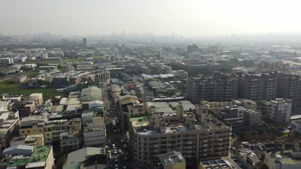The Aerial view of Taichung alt