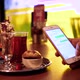 Using Smart Phone in the Cafe - VideoHive Item for Sale