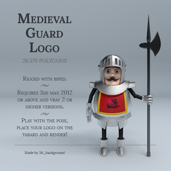 Medieval Guard Logo - 3Docean 8296532