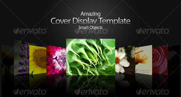 Cover Display Template - Miscellaneous Print Templates