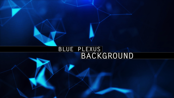 Plexus Blue Background