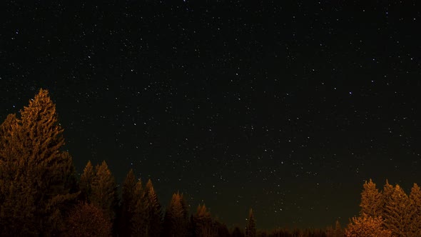 Time-lapse of a night sky