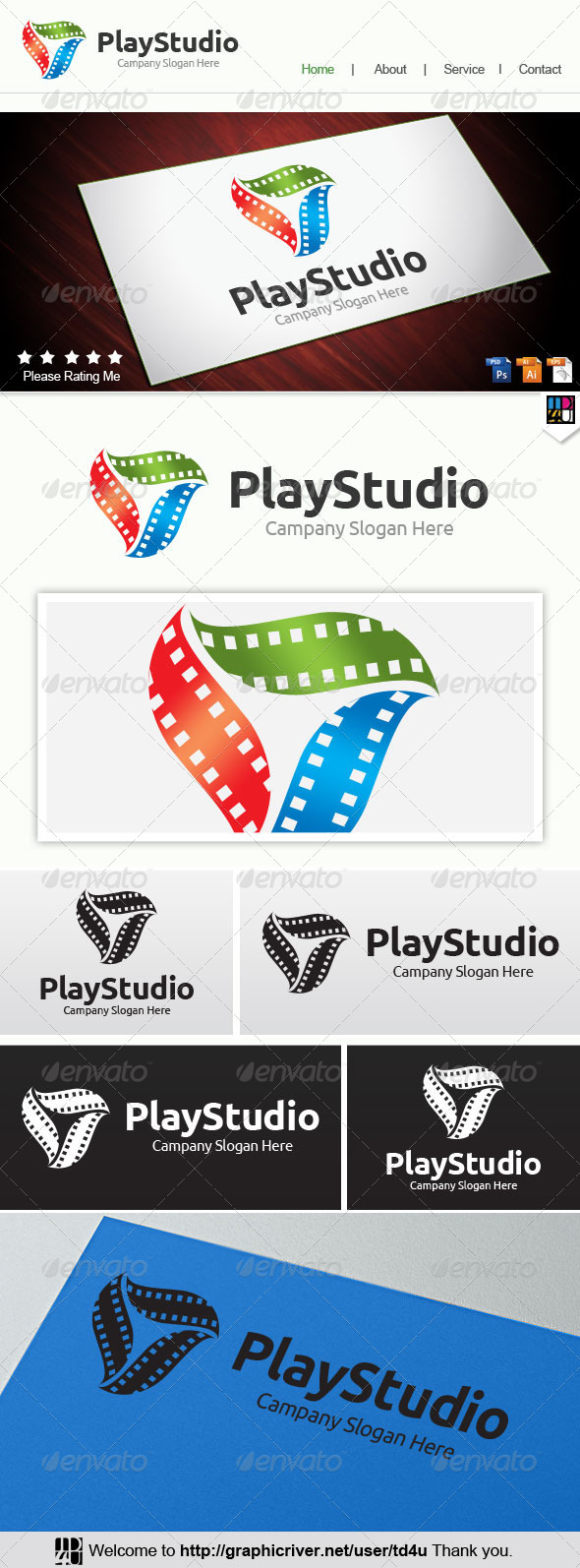 Playstudio - Abstract Logo Templates
