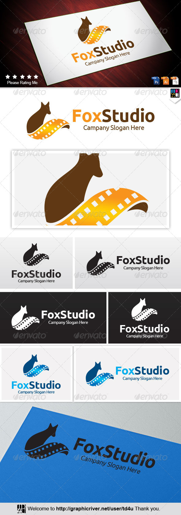 Fox Studio - Animals Logo Templates