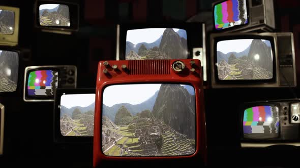 The Lost City of Machu Picchu on Retro TVs.