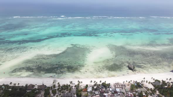 Beautiful Landscape of the Indian Ocean Near the Shore of Zanzibar Tanzania alt