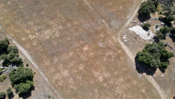 Aerial View of Julian Land Historic Gold Mining Town Located in East of San Diego California alt
