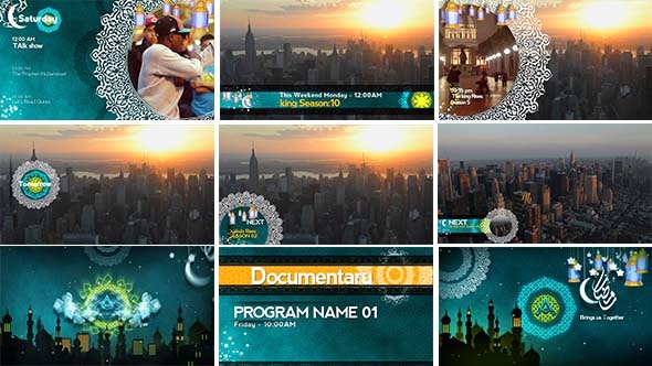 Ramadan Broadcast Ident - VideoHive 8325687