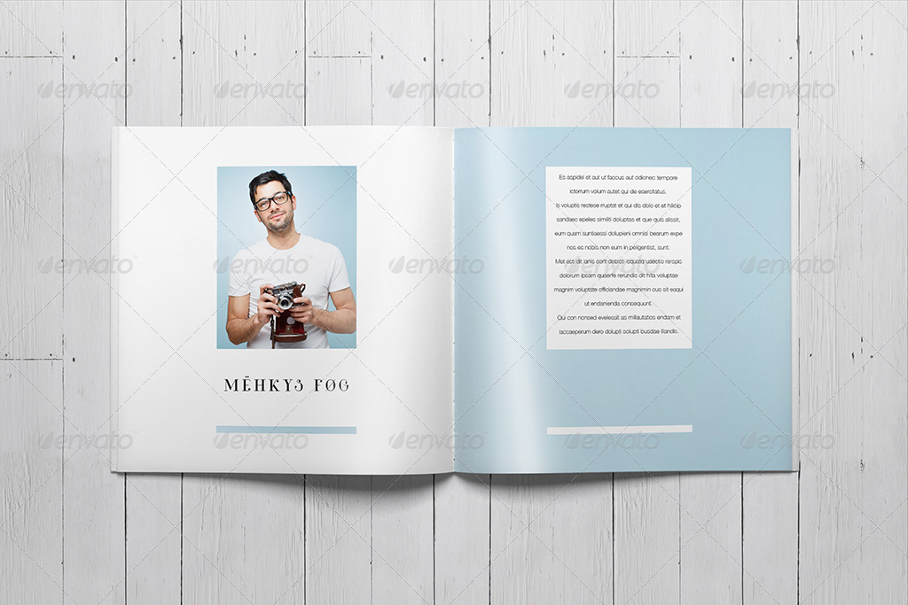 free indesign mini book template square