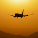 Airplane Landing at Sunset Airplane Landing at Sunset - VideoHive Item for Sale