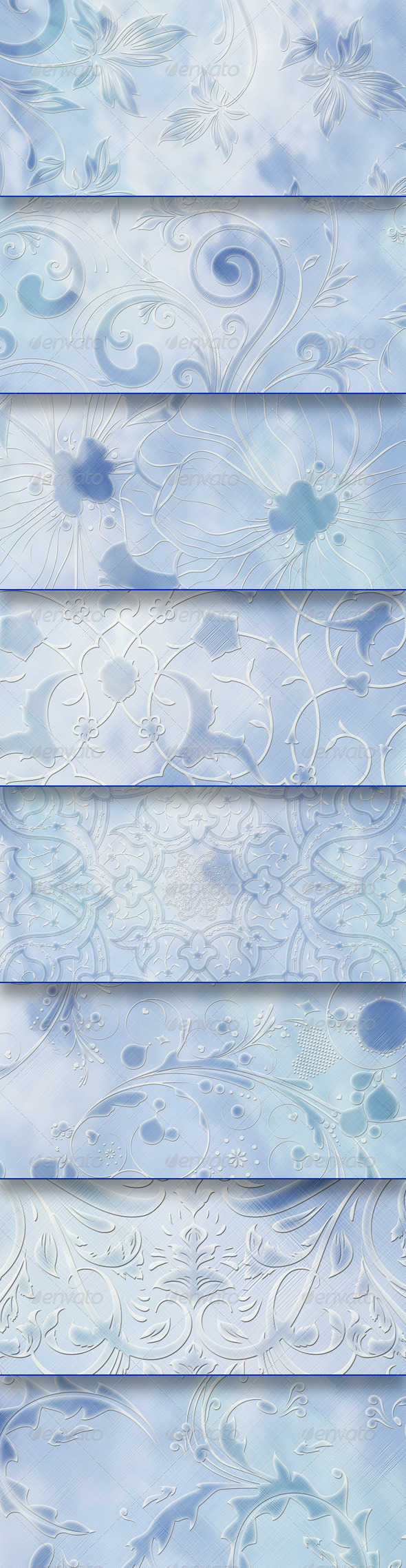 Blue Light Backgrounds - Patterns Backgrounds