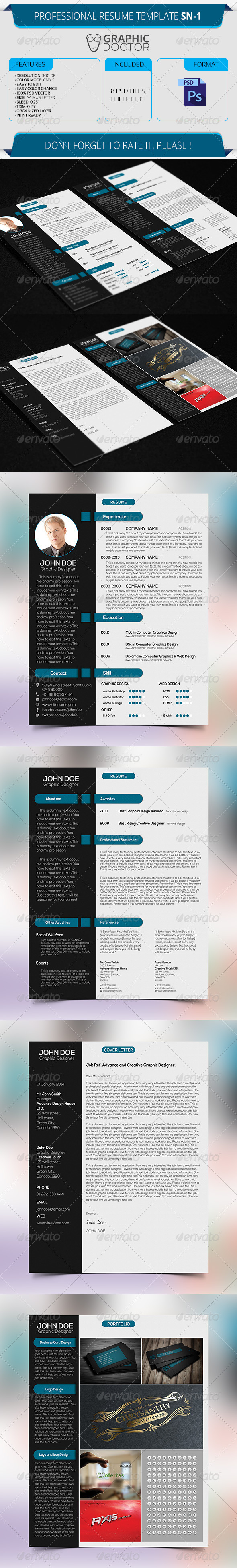 Professional Resume Template SN-1