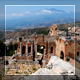 Ancient Theatre And Etna - VideoHive Item for Sale
