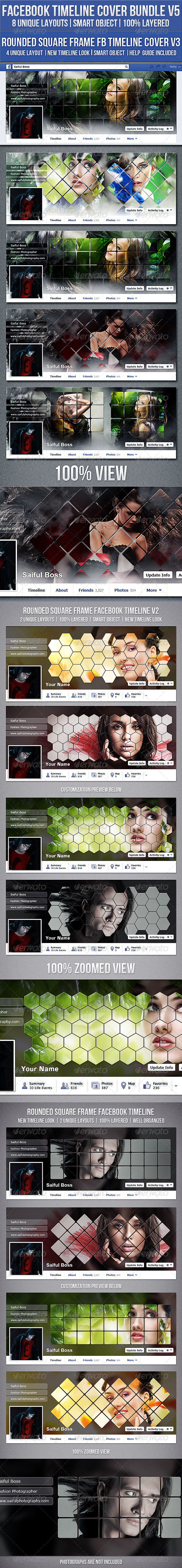 Facebook Timeline Cover Bundle V5 - Facebook Timeline Covers Social Media