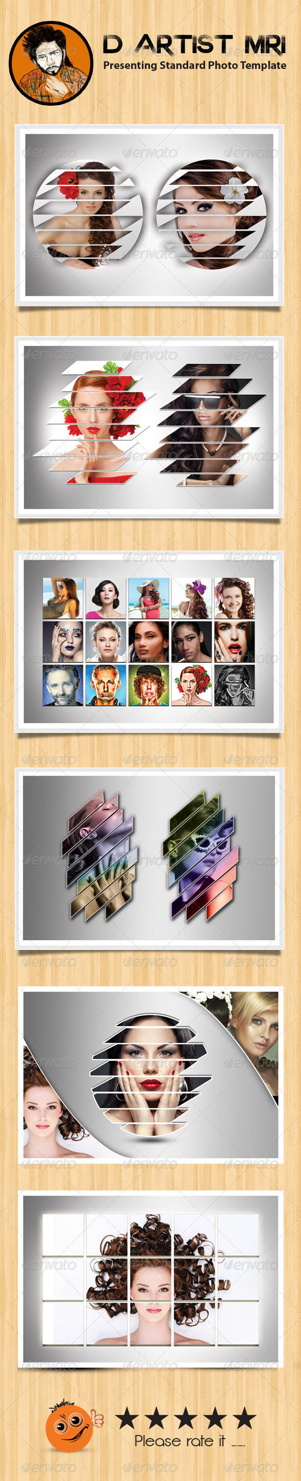 Standard Photo Template - Photo Templates Graphics