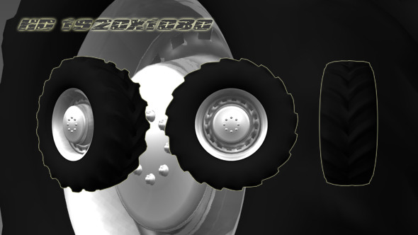 3D Animated Tractor Wheel alt