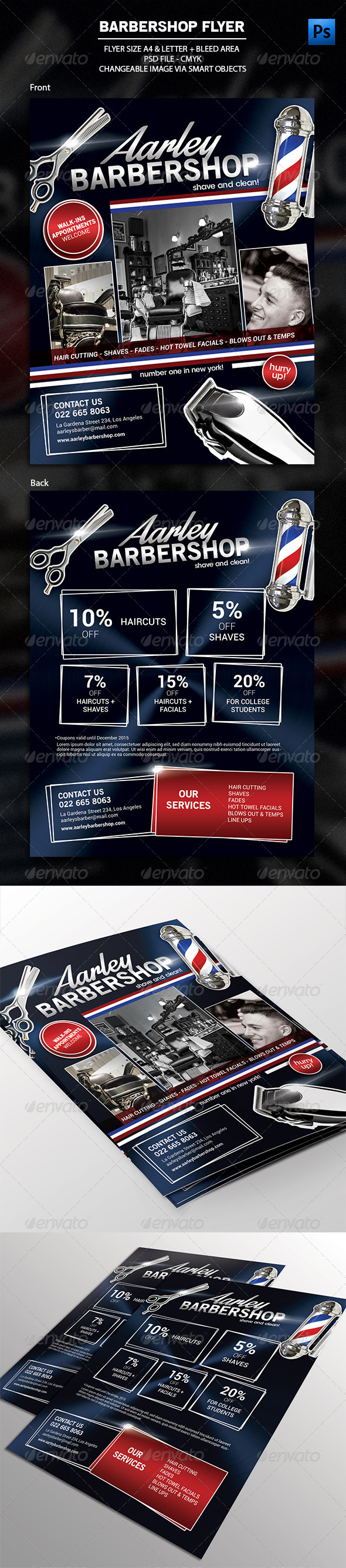 Barbershop Flyer - Corporate Flyers