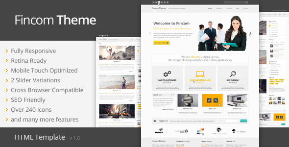 Fincom - Responsive - ThemeForest 3680337