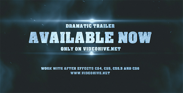 Dramatic Epic Trailer - VideoHive 8350161