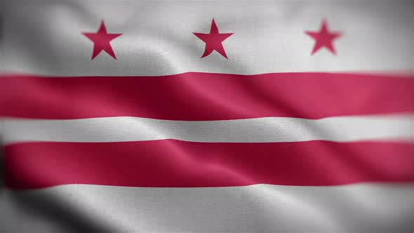 District Of Columbia Flag Front