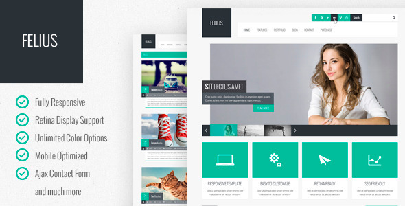 Felius - Responsive Multipurpose Template - Business Corporate