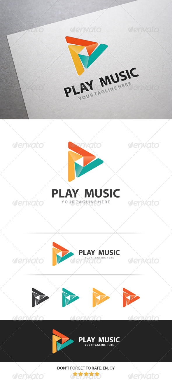 Play Logo - Symbols Logo Templates