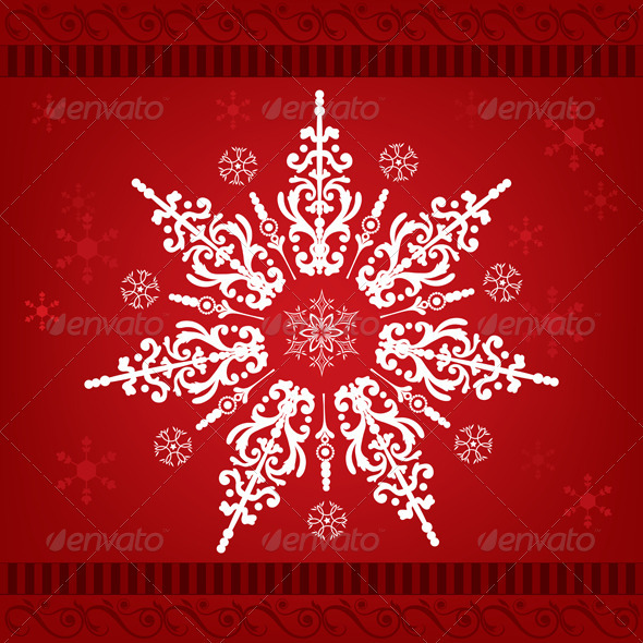 Snowflakes Christmas Ornament