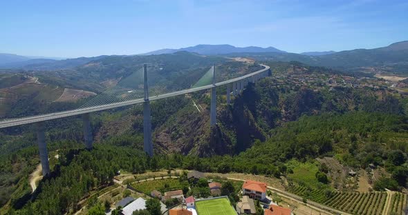 Modern Bridge in Portugal