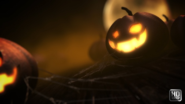 Pumpkin Halloween Background