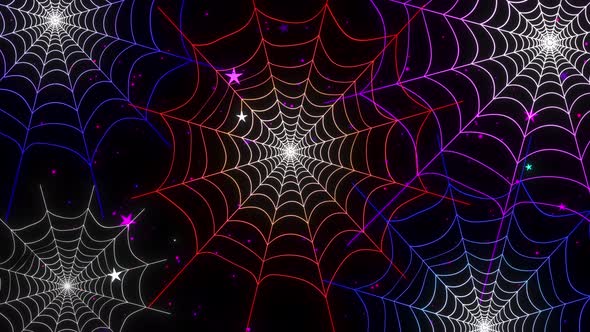 Colored Spider Web alt
