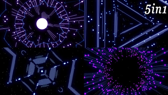 Neon Beam - VJ Loop Pack (5in1) alt