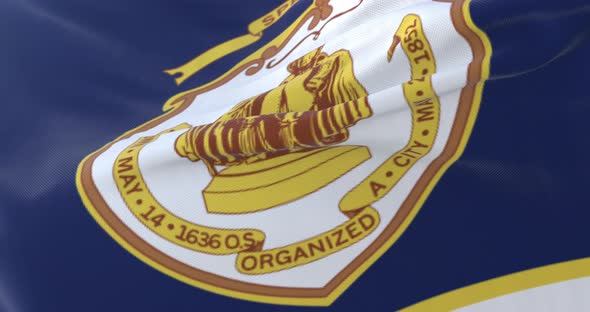 Springfield Flag, Massachusetts, United States alt