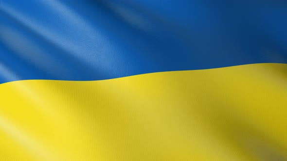Flag of The Ukraine alt