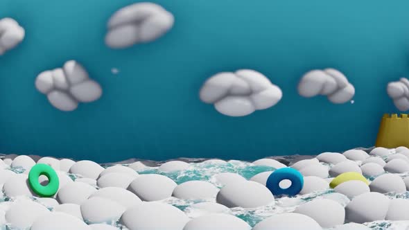 Cartoon Backgrounds - Seaside alt